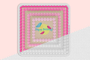 Tiered cake Mockup set. PSD mockup., a Product Mockup by NatalyaZelenova (Thumbnail 6 of 6)