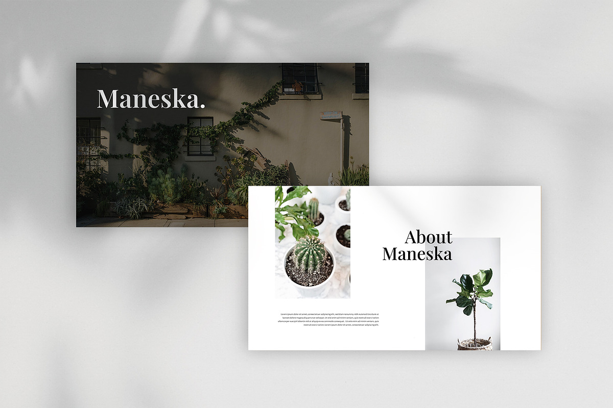 Maneska - Botanical Powerpoint, a Presentation Template by eunavia (Photo 3 of 7)