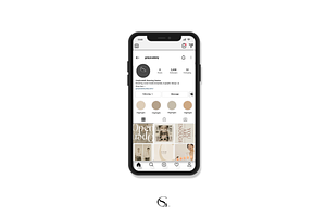 20 Solid Color Beige Instagram Icon