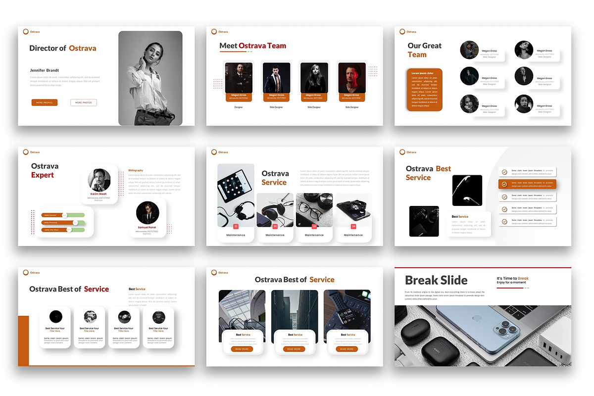 Ostrava–Business PowerPoint Template, a Presentation Template by kreatifreya (Photo 3 of 5)