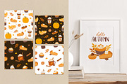 Pumpkin Spice Autumn Clipart, a Seasonal Illustration by Nadezhda Mikhailova (Thumbnail 7 of 10)