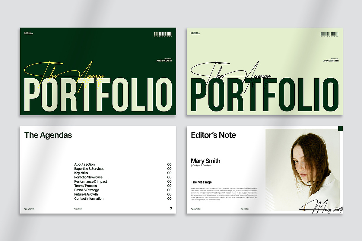 Agency Portfolio Presentation, a Presentation Template by Oriofix (Photo 5 of 10)