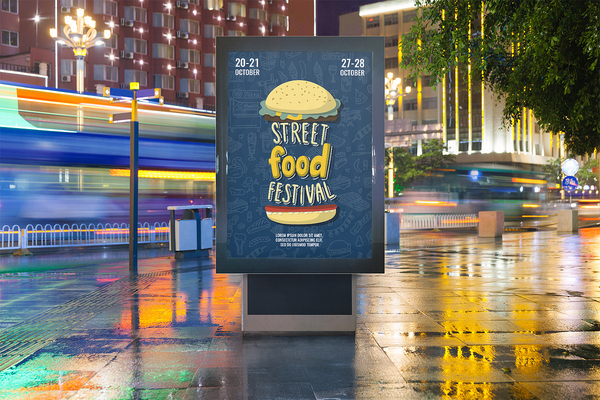 Street Food Festival, a Decorative Illustration by helgascandinavus (Photo 6 of 13)