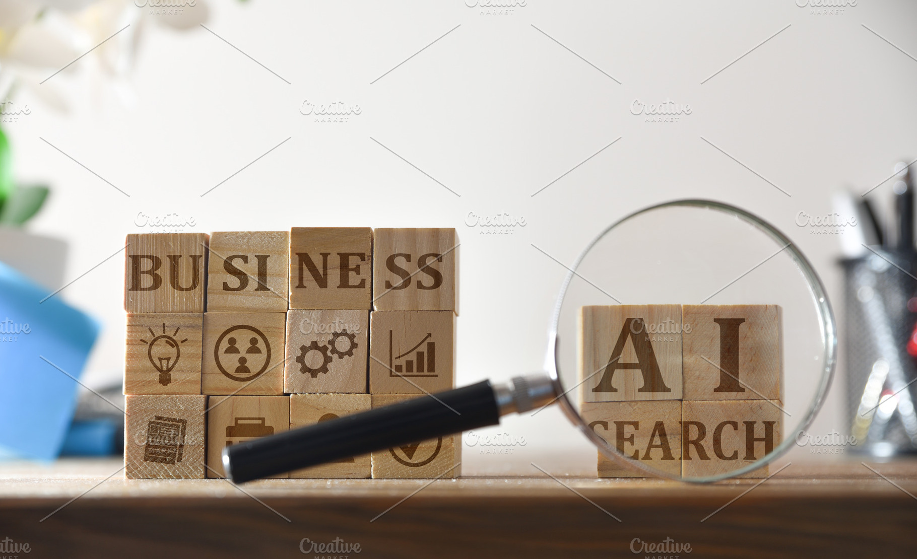 AI Search and Business Analysis Concept, a Business Photo by Davizro's Market