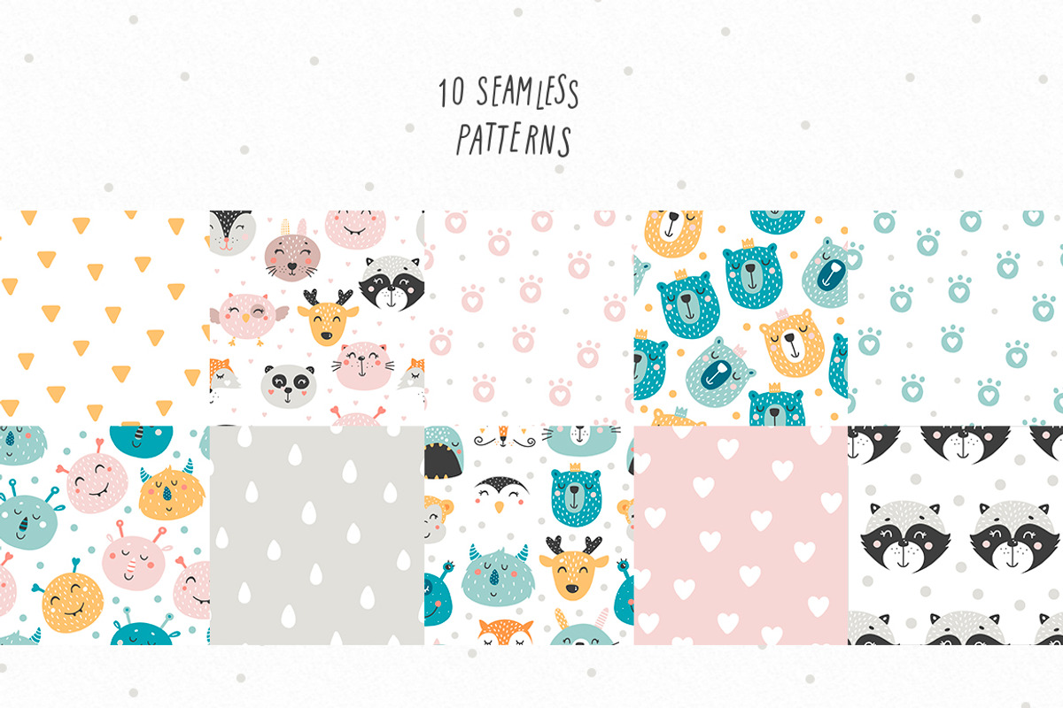 Animal smiles- Baby characters, an Animal Illustration by tatiletters (Photo 5 of 7)