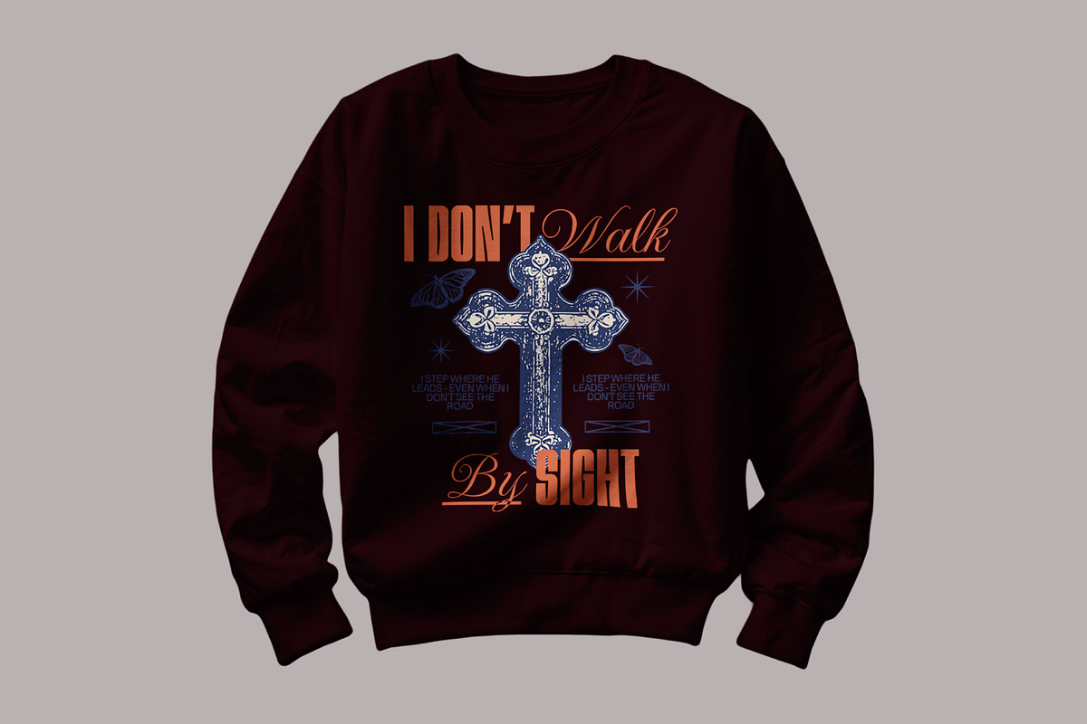 Faith Bible Verse Digital Design, a Graphic by Vector Portal (Photo 1 of 5)