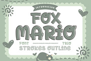 Fox Mario Font Trio, a Handwritten Font by Fox7 By Rattana (Thumbnail 1 of 12)