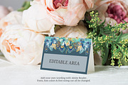 Peacock Place Cards - Editable, a Stationery Template by Bijou Bay (Thumbnail 2 of 2)