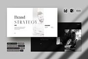 Brand Strategy Presentation Template, a Presentation Template by White Graphic (Thumbnail 1 of 8)
