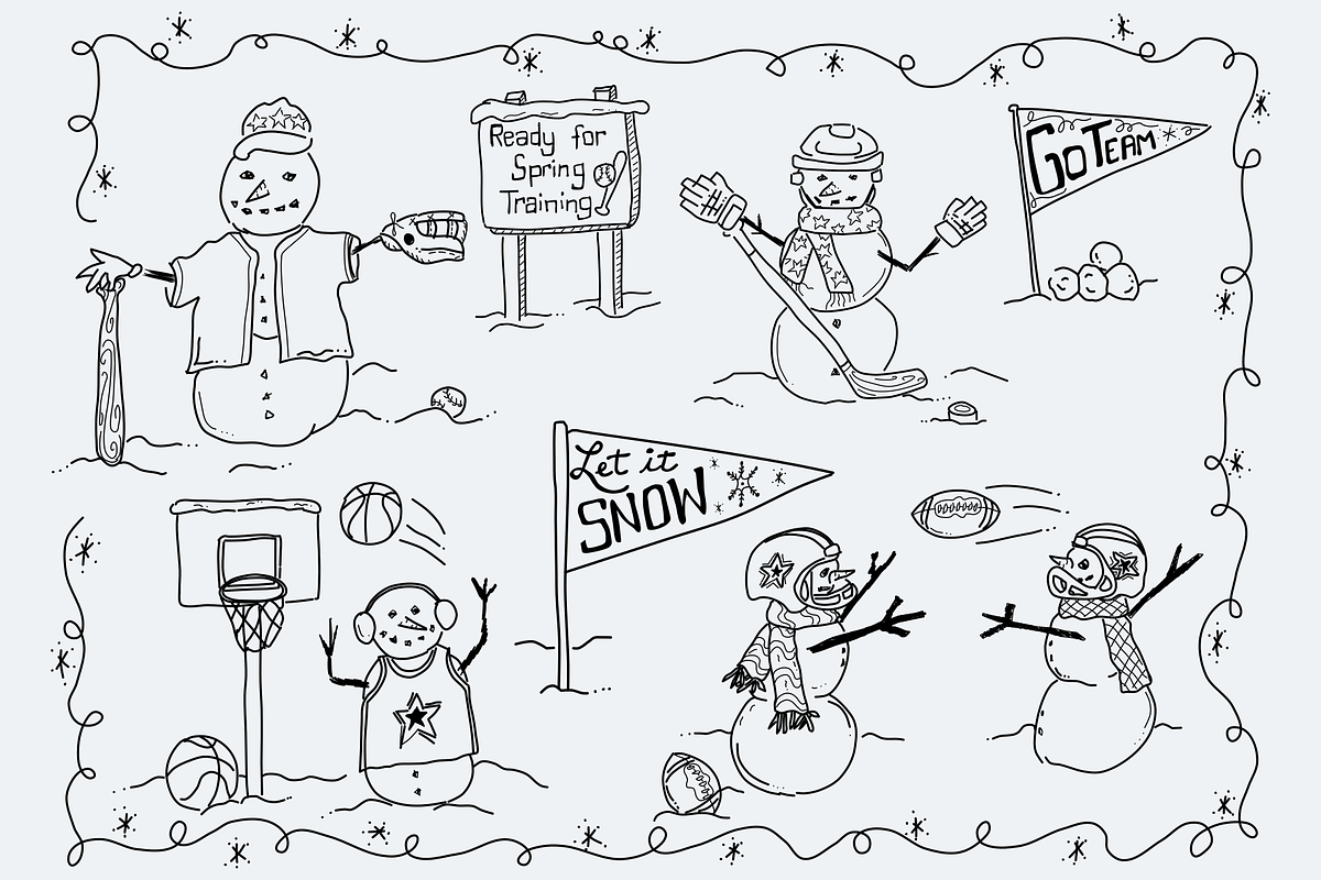 Wonderful Winter Illustrations, a Seasonal Illustration by AJ Doodles (Photo 3 of 18)