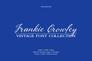 Frankie Crowley Font Collection, a Serif Font by elvinova (Thumbnail 1 of 21)