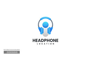 Headphone Gradient Colorful Logo, a Branding & Logo Template by ivan_artnivora