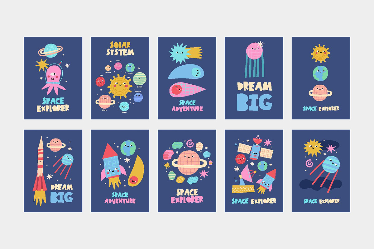 Space Explorer Clipart, a Technology Illustration by Barkova Nadya (Photo 7 of 8)