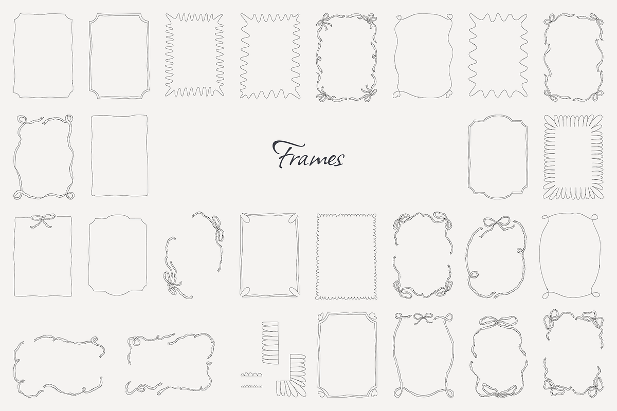 Ribbons and Frames Clipart, an Object Graphic by Walrus Darya (Photo 3 of 10)