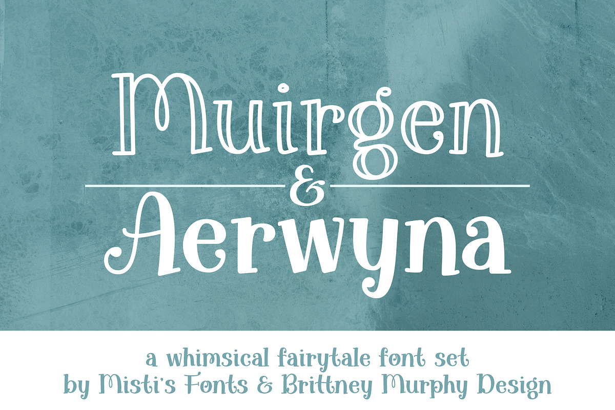 Muirgen & Aerwyna Font Duo, a Serif Font by Brittney Murphy Design (Photo 1 of 8)