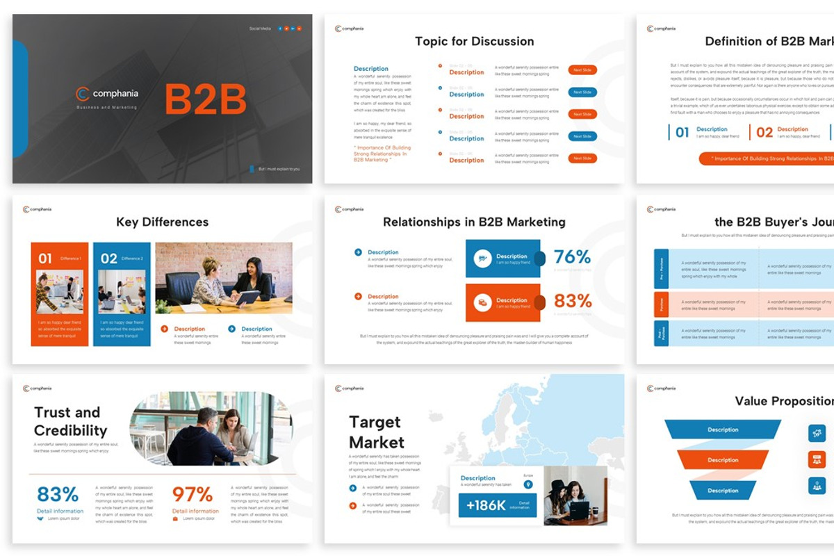 Comphania - B2B Marketing Keynote, a Presentation Template by SlideFactory (Photo 2 of 4)
