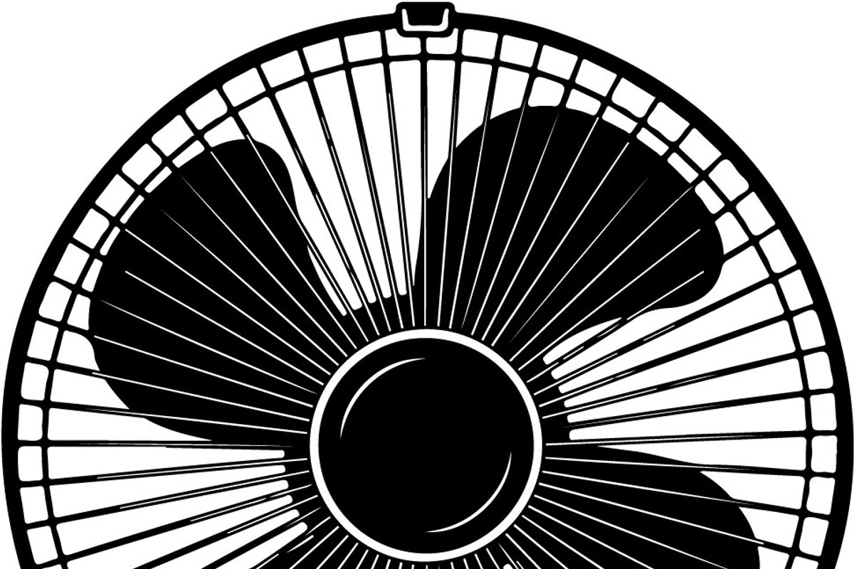 Retro Table Fan SVG Bundle, an Illustration by balal (Photo 9 of 12)