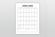 2028 Vertical 8.5x11 Inch Calendar, a Stationery Template by Running With Foxes (Thumbnail 2 of 5)