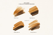 Realistic Procreate Marker Brushes, a Brush Add-On by Jenteva Art (Thumbnail 3 of 13)