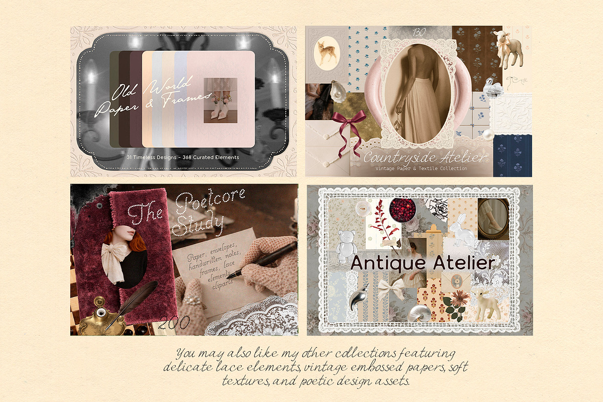 Regency Embossed Frames & Paper, a Texture Graphic by Lidberia (Photo 12 of 12)