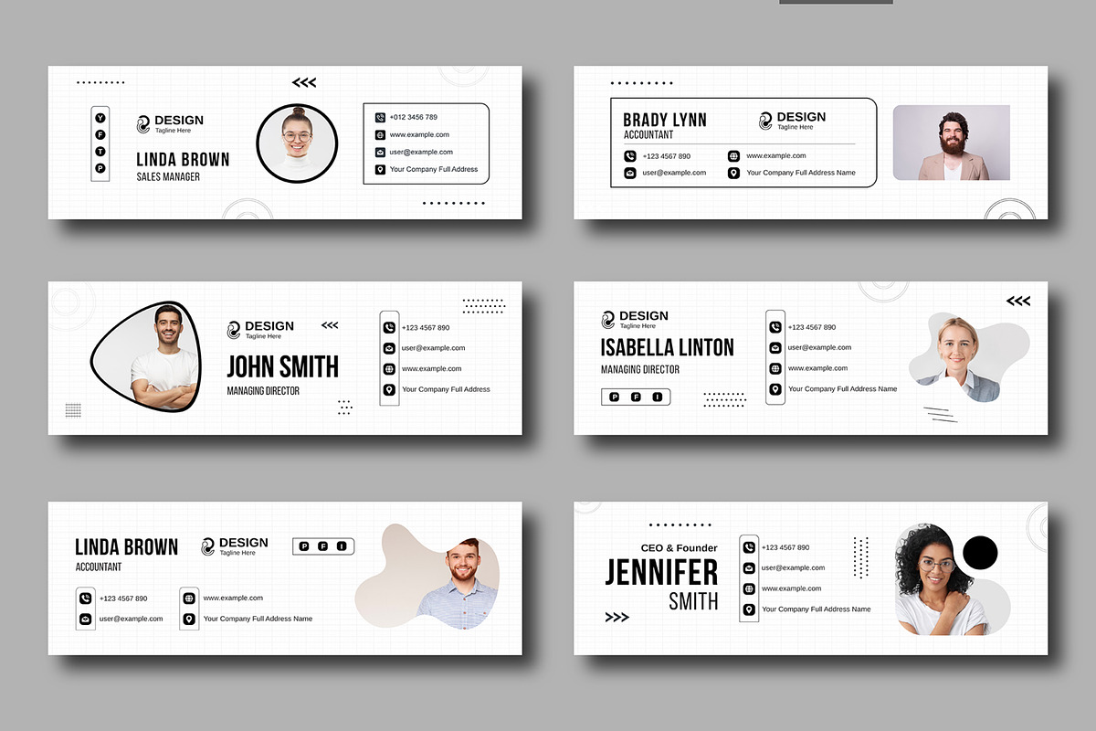 Email Signature Layout, an Email Template by ContestDesign (Photo 2 of 2)