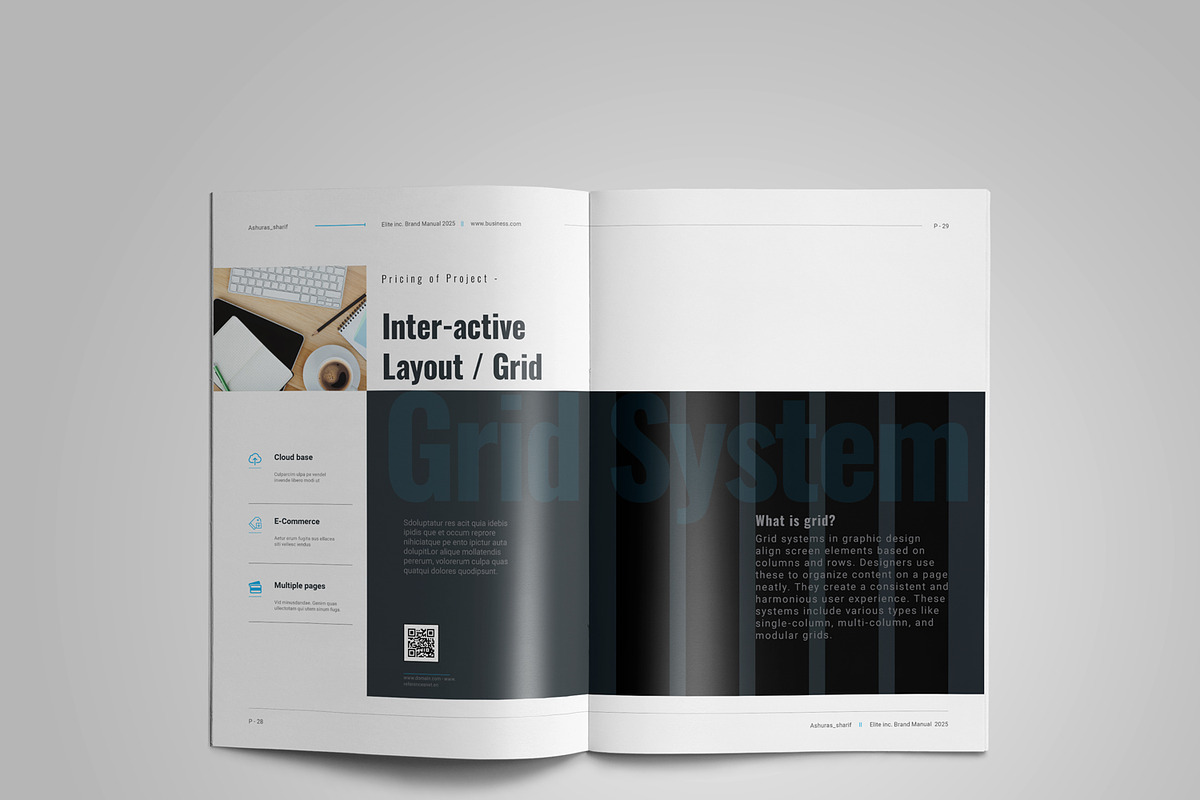Brand Manual, a Brochure Template by Elite_Standard (Photo 7 of 8)