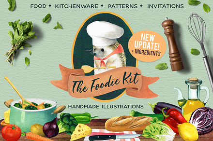 The Foodie Kit - Food Illustrations