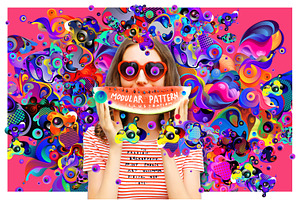 100 Modular Pattern Illustration