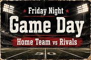 Happy Game Day, a Slab Serif Font by Wow Magic (Thumbnail 1 of 5)