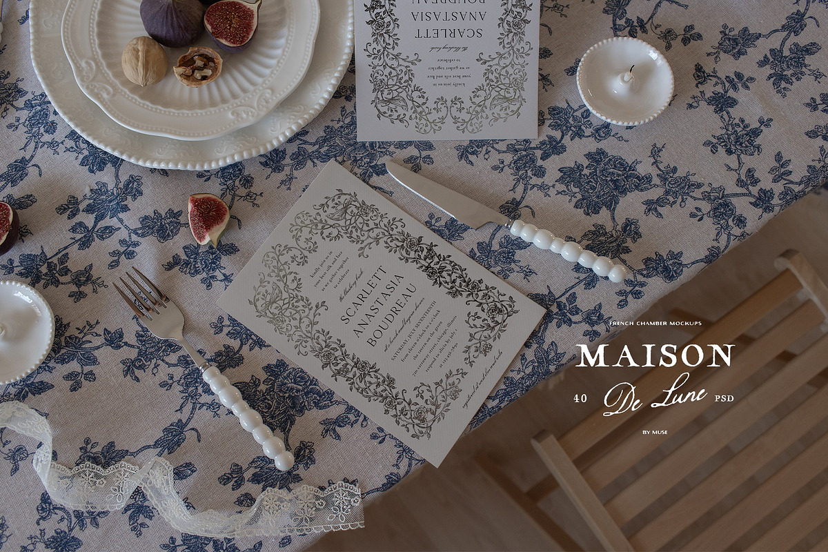 Maison de Lune Elegant French Mockup, a Household Mockup by Muse Mockups (Photo 3 of 19)