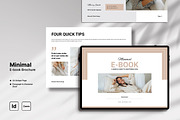 Minimal E-Book Template Landscape, a Brochure Template by Spark_Creative (Thumbnail 1 of 6)