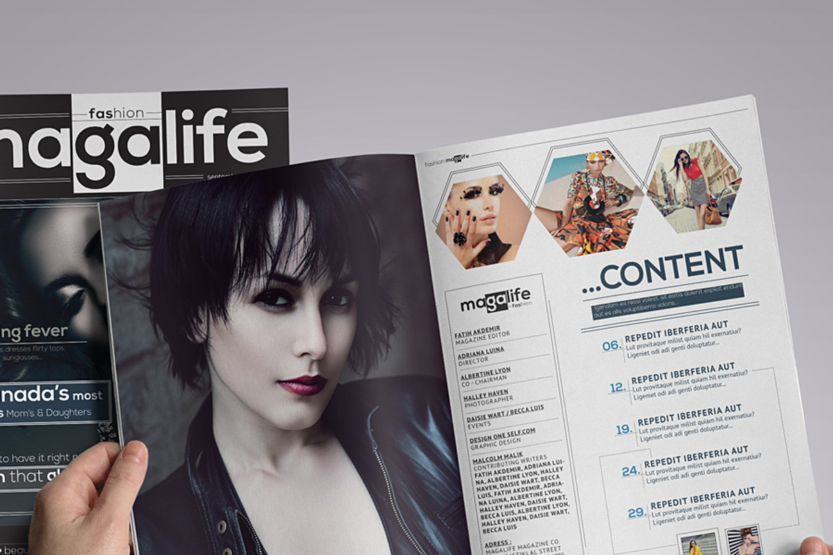 Magalife Magazine Template, a Magazine Template by fatihakdemir (Photo 2 of 5)