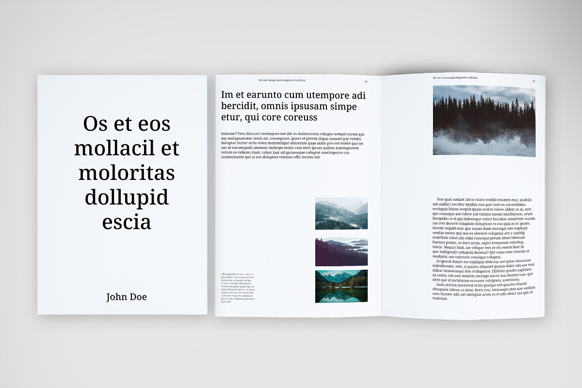 Modern Editorial Brochure Template preview 5