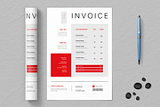 Minimal Invoice Layout, a Stationery Template by ContestDesign (Thumbnail 1 of 3)