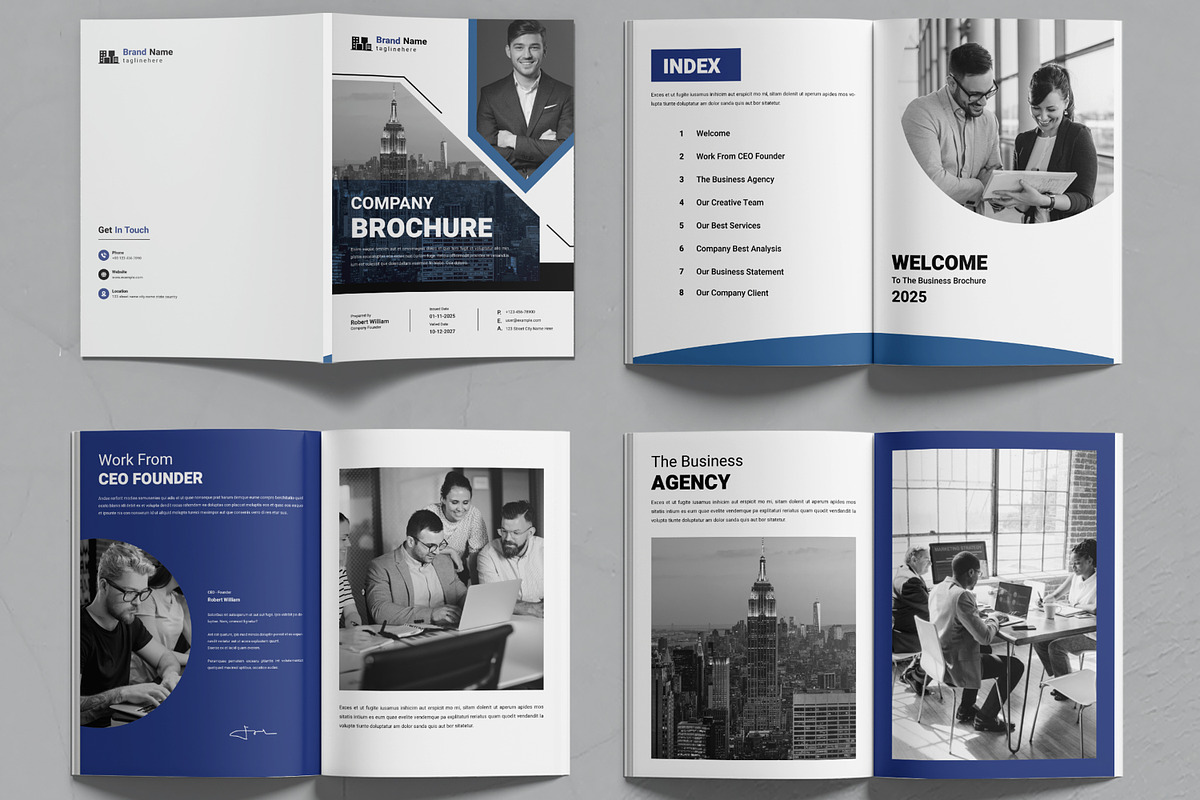 Company Brochure Template, a Brochure Template by MightyDesign (Photo 2 of 6)