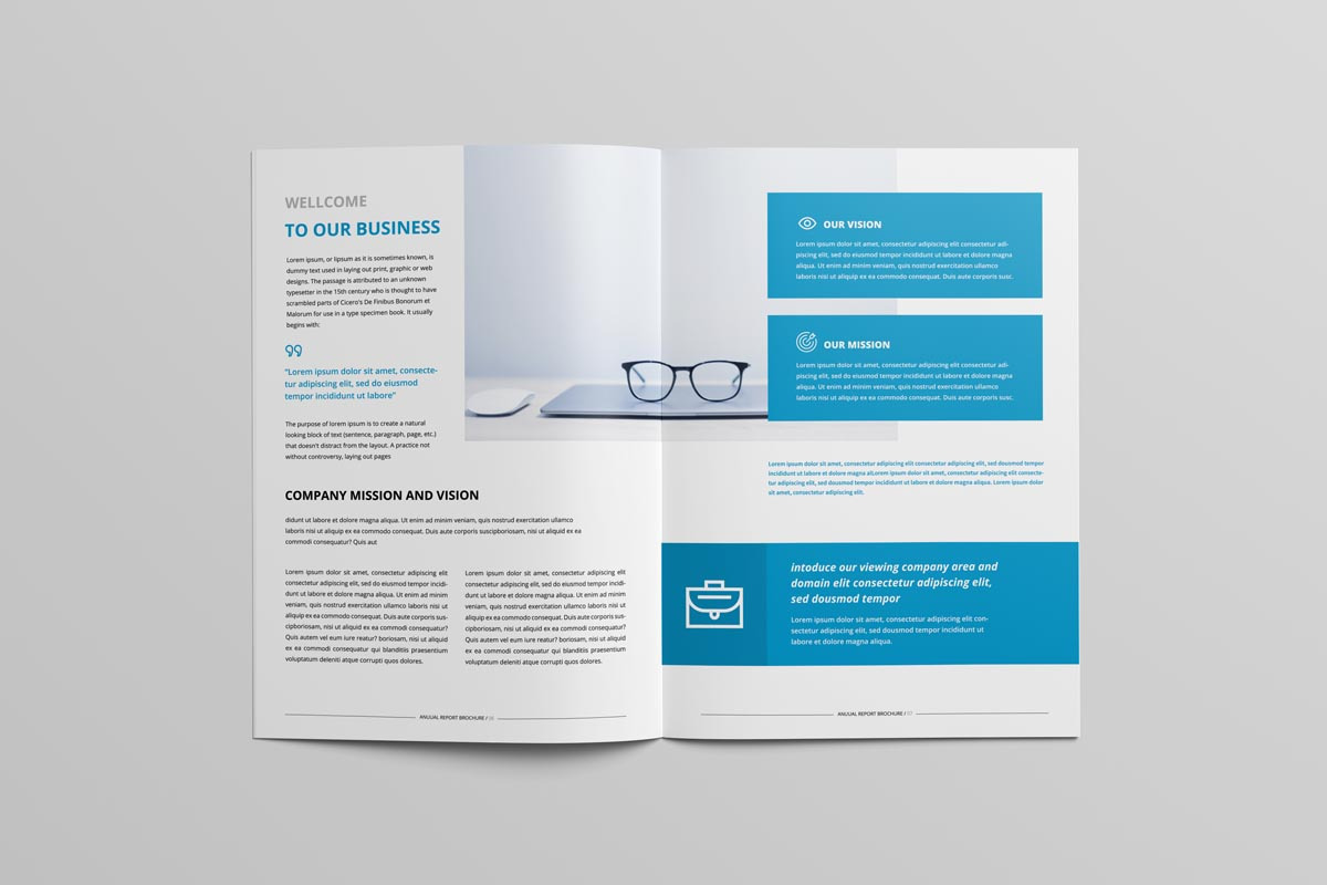 Annual Report Brochure, a Brochure Template by New Lines (Photo 5 of 14)