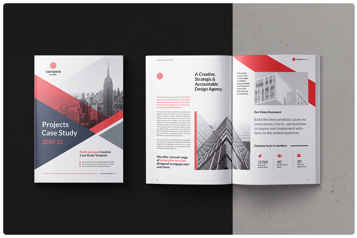 Case Study Brochure, a Brochure Template by StudioGraficso (Photo 2 of 10)