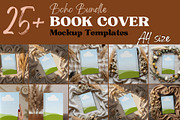 Book Cover Mockup Template Canva, a Books & Magazine Mockup by GraphiCarola (Thumbnail 1 of 8)