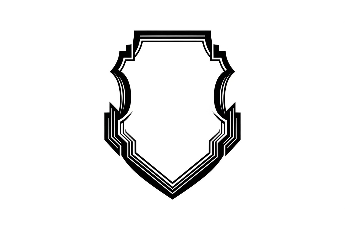 Art Deco Shield Frame SVG Bundle, an Illustration by Creativeshirt (Photo 8 of 31)