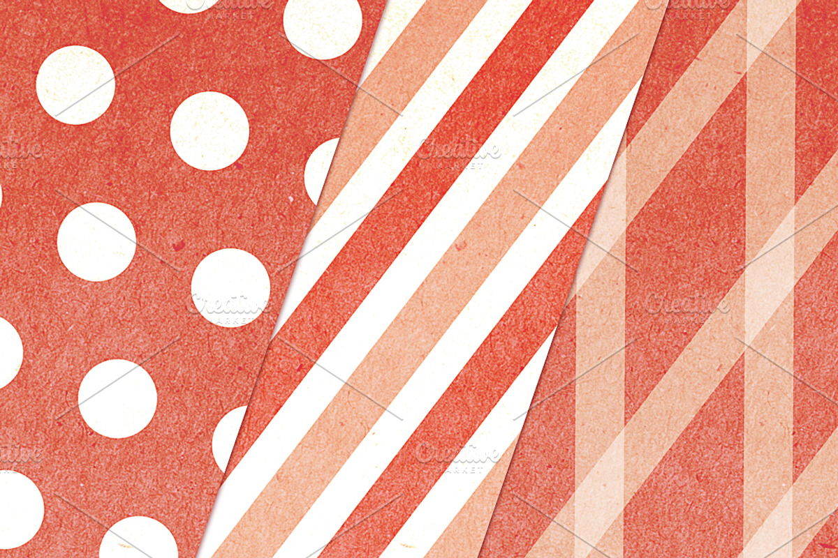 Vintage Cherry 14 Pattern Set preview 3