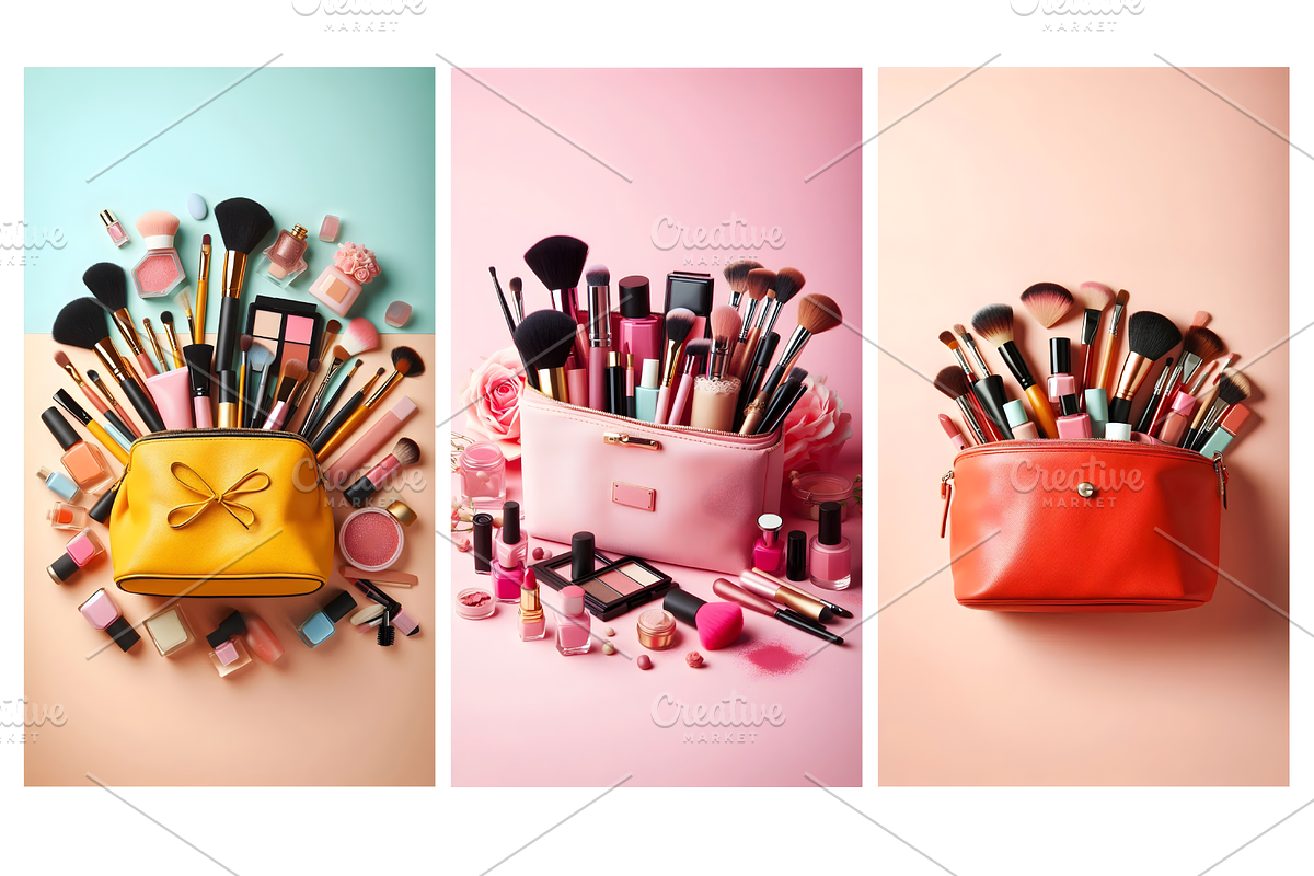 Cosmetic Bag with Beauty Essentials, a Beauty & Fashion Photo by Miira (Photo 1 of 3)