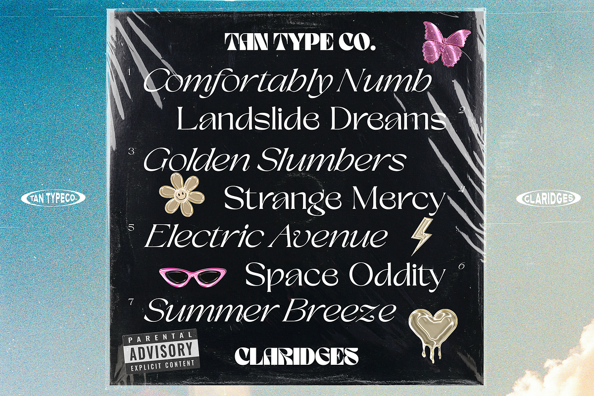 TAN - CLARIDGES, a Font by TanType (Photo 13 of 13)