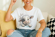 Spring Peeking Animal Clipart, an Illustration by OK Design (Thumbnail 6 of 6)