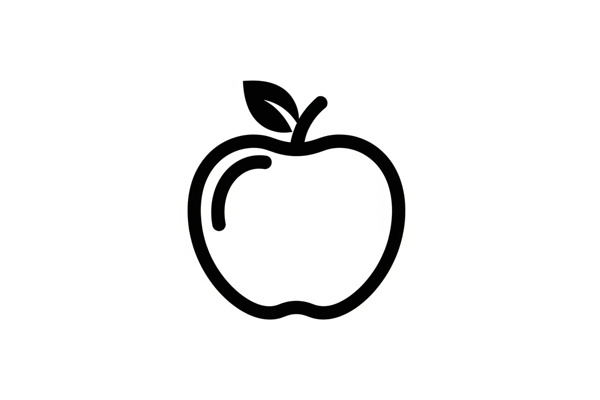 Apple Fruit Vector Icon Bundle, an Illustration by musafir_fashion (Photo 7 of 49)
