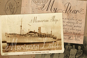 Mildistance - Old Script, a Script Font by Letterhend Studio (Thumbnail 4 of 10)