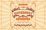 Djezzy Milano Vintage Font, a Serif Font by Bayuktx (Thumbnail 4 of 14)
