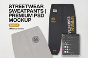 Streetwear Sweatpants Mockup PSD, a Bottom Mockup by NH graphic (Thumbnail 1 of 4)