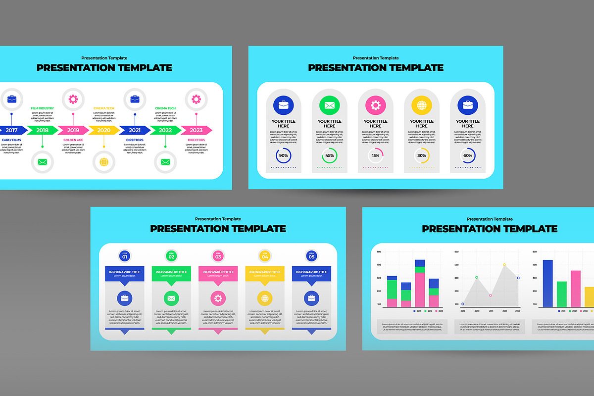 Business Plan PowerPoint Template, a Presentation Template by CreativeUP (Photo 4 of 6)