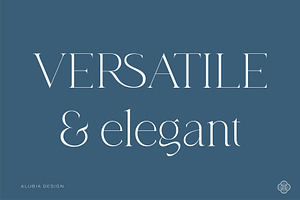 Casablanca - Sleek & Exotic Serif