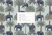 Palm Grove, Luxury tropical Prints!, a Pattern Graphic by Pink Linen (Thumbnail 3 of 13)